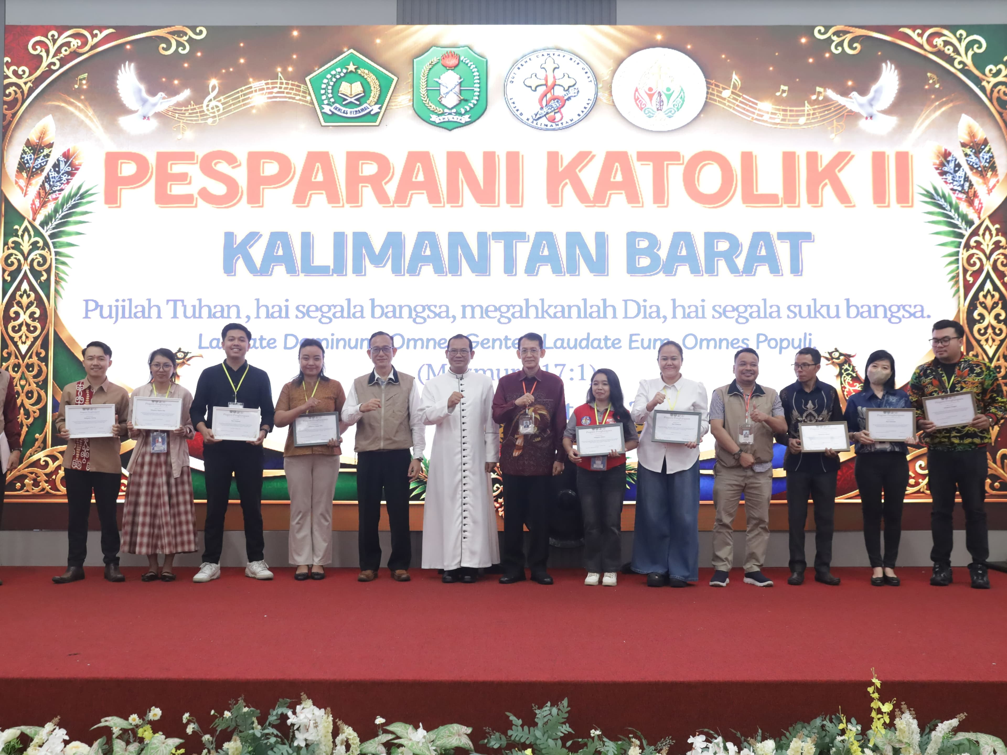 Pesparani Katolik II Kalbar 2026 Diikuti 10 Kontingen, Tiga Kategori Paduan Suara Dilombakan